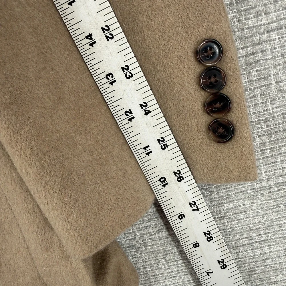 Lauren‎ Ralph Lauren Sport Coat Mens 44L Brown Wool Cashmere Two Button Blazer